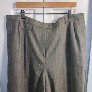 Lauren Ralph Lauren Gray Pinstripe Pants